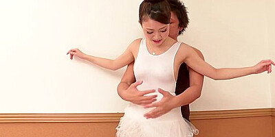 Fantastic Asian ballerina showcases off her mischievous side while getting torrid JAV bang-out from a stud!