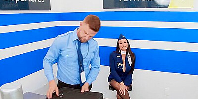 This Flight Attendant Fucks