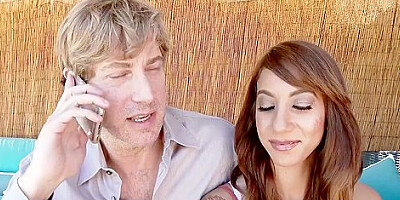 Tattooed Chick Gets Fucked By A Pornstar While Her Husband Watches