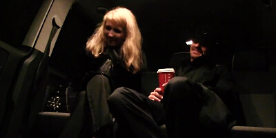 Blonde hitchikker Beatrix Glower blows George Uhl and gets fucked