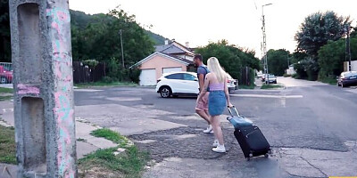 Blonde clip with cutesy Mimi Cica from Hunt4k