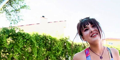 Asian girl Jade Hsu of forty gets fucked in front of the camera