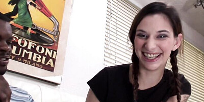 Extraordinary Richard Mann and Angelica Jordan at interracial porn