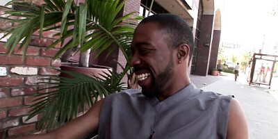 Interracial Pass featuring Mae Victoria and Boz's pussy licking porn