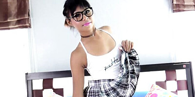 Brilliant siren at small tits movie