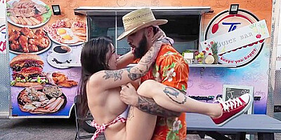 Anna Chambers And James Angel - Food Truck Serves Big Oily Ass