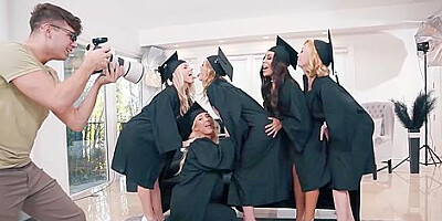 Bunny Madison, Adira Allure And Madison Blaze - Milfs Graduation Party Turns Into A Reverse Gangbang Party
