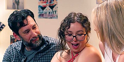 Cory Chase, Leana Lovings And Tommy Pistol - Sexy Big Tits Teen 18+ Was Excited To Meet New Family And They Are So Kinky