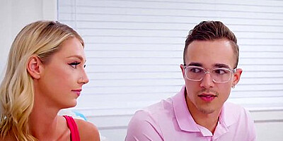 Pervy Guessing Game With And Turns Into Forbidden Step With Payton Avery And Sophia Leone