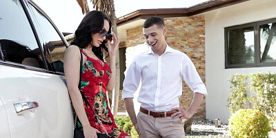 Rich MILF Crystal Rush rides big dick with her tight butthole