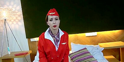 Kinky And Perverted Flight Attendant