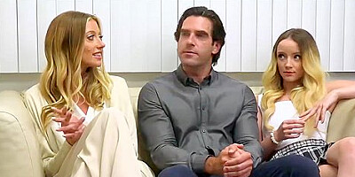 Therapy Session With Three Blondes Ends Foursome