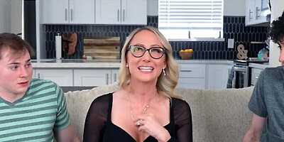 Expert Crystal Clark Teaches Her Stepson And His Friend How To Make A Womens Pussy Wet