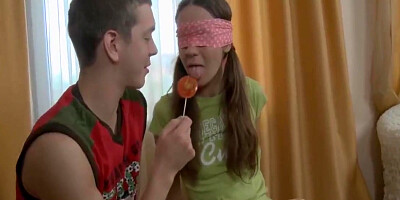 Cute Lovely Girl Licking Lollipop And Cock Before Hard Sex 6 Min