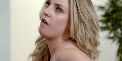 Sweet babe Kate Kennedy with blonde hair rough doggy pound