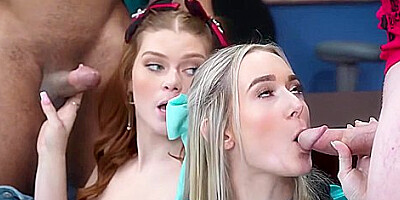 The And The Cheerleader: A Stepsister Swap Story