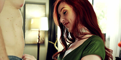 ...Fetish sex with redhead milf Penny Lay and load...