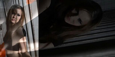 Mysterious Lily Carter's masturbate scene