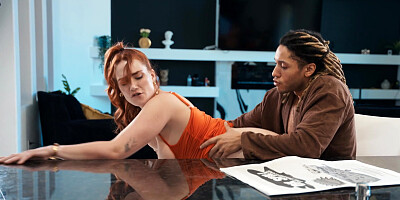 ...Insatiable juicy Siri Dahl seduced her stepdaughter's bf...