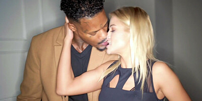 Cherry Kiss and Kira Thorn get fucked by two horny black studs