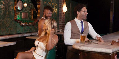 ...Brazzers: Sneaky Couple Enjoying Each Other at the Bar...