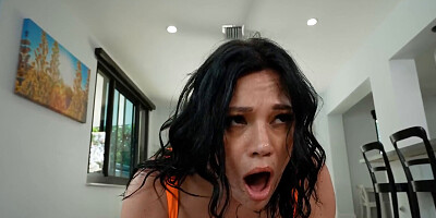 Intense and sweaty bang with Mona Azar and Ethan Seeks