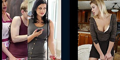 TeamSkeet Classics - Big Titted Teen Gets On Her Knees And Sucks Her Step Brother's Huge Dick