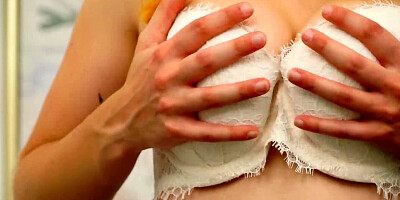 Pierced babe Opal Essex masturbates and moans in horny solo