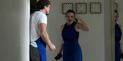 ...Fuck for lusty busty Alison Rey and load...