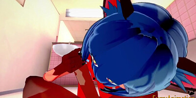 Bna Hentai - Michiru Yiff At Toilet 2/3