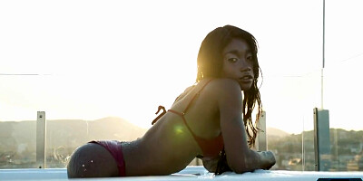Mimi Desuka In Two Amazing Ebony Models Showing Off