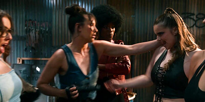 All girl gangs battling it out with sex