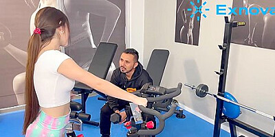Perverted Trainer Fucks Slim Girl In The Gym-tommy Miller