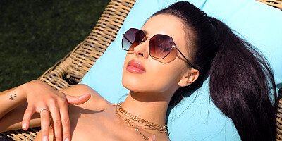 ...Standing anal sex with hot babe Alyssa Bounty...