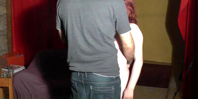 Erotic dance with 18yo asian redhead cutie