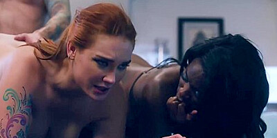 Tommy Pistol, Ana Foxxx And Siri Dahl In Fetish Threesome With Busty Bitches