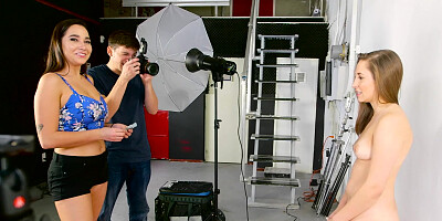 ...Sex during a photo shoot with cutie Karlee Grey...