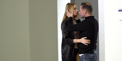 ...Blonde Kaisa Nord with fake tits gets spanked and dp...