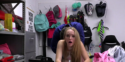 Anxious girl Athena Fleurs busted and banged brutally