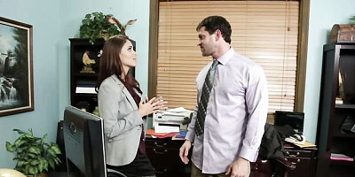 Naughty Office featuring Jasmine Caro's doggystyle clip