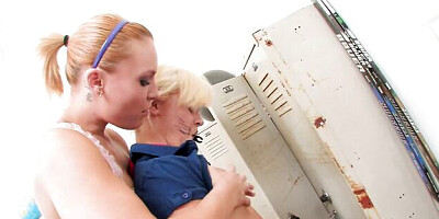 Aphrodisiac Jamey Janes and Kelly Surfer at small tits movie