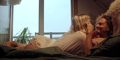 Soft and sensual intimate sex of a real couple