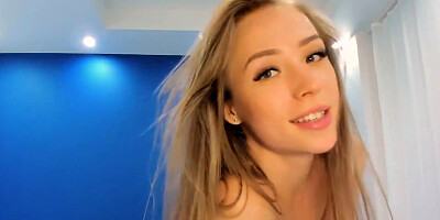 Sexy Babe Sensual Sucking Dick and Doggystyle Fucking - Creampie