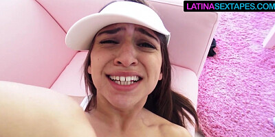 Sara Luvv - Latinas Tennis Lesson Gets Naughty - Latina Sex Tapes