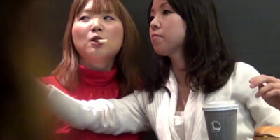 NipponSexTV.com - Japan babes spread their legs wide for voyeur to see on cam