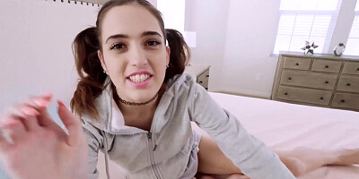 Tantalizing girl adores rough fucking with her stepbrother