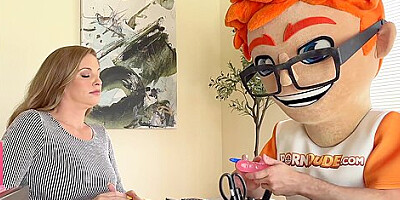 The Porn Dudes Ultimate Job Interview: Annie Kings Office Skills Fully Tested!