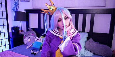 Slutty Shiro loses at janken and gives her horny body to stepbro as reward - CUT version