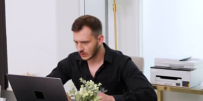 Blind fucking hot babes from behind, it's a casual Friday