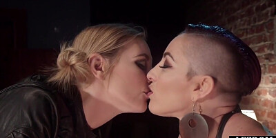 Lez Sub Strapon Shagged In Arse And Snatch By Lezdom